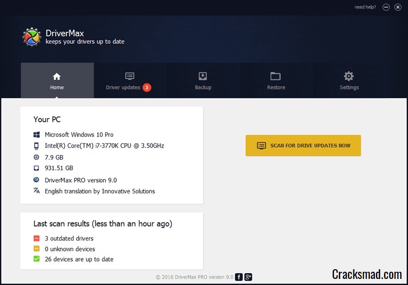 DriverMax Pro Free Crack