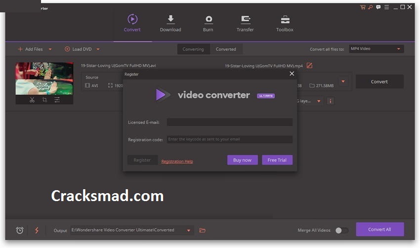 Wondershare Video Converter Ultimate key
